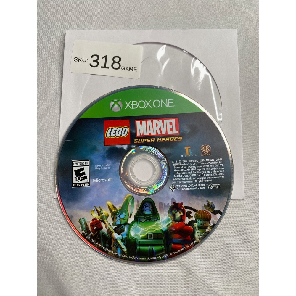 LEGO Marvel Super Heroes Xbox One Microsoft 2013 Video Game Disc Only